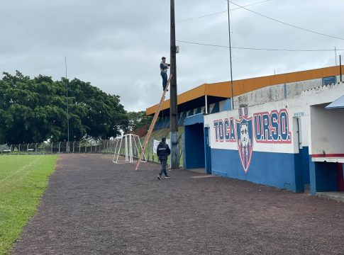Após atos de vandalismo, câmeras de segurança são instaladas no Estádio Municipal
