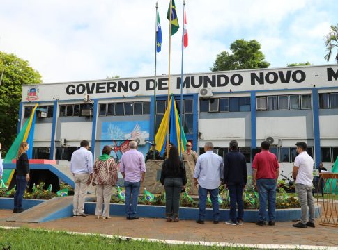 Mundo Novo dá início à Semana da Pátria com ato cívico no Paço Municipal