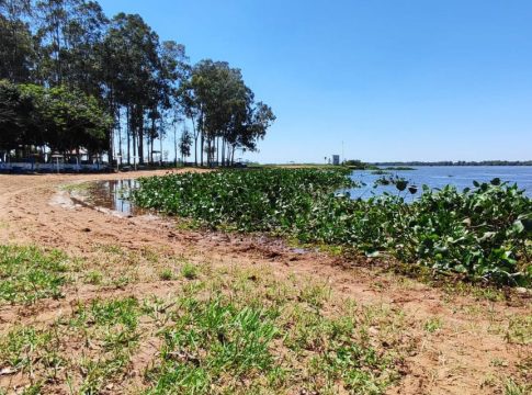 Chuva forte altera condições da Prainha do Cascalho e Governo orienta população