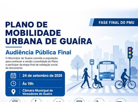 Dia 24 de setembro, Guaíra tem um compromisso com o futuro da mobilidade urbana