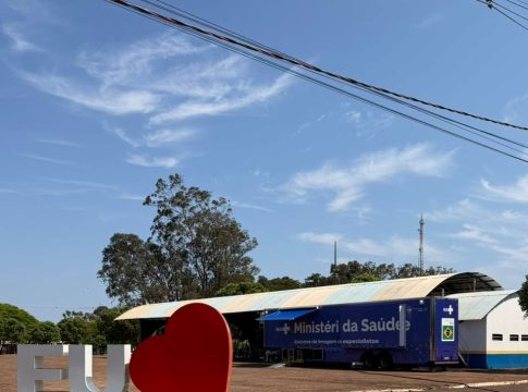 Carreta da tomografia e ultrassonografia em Iguatemi atende pacientes de Mundo Novo e Paranhos