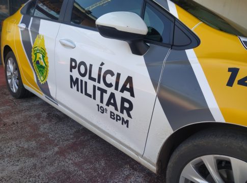 Homens armados roubam caminhonete e mantêm motorista refém entre Guaíra e Terra Roxa
