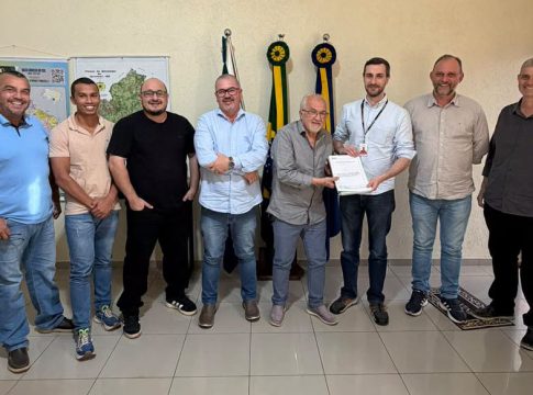 Prefeito Dr. Lídio Ledesma recebe representantes da Itaipu Binacional para tratar de futuras parcerias
