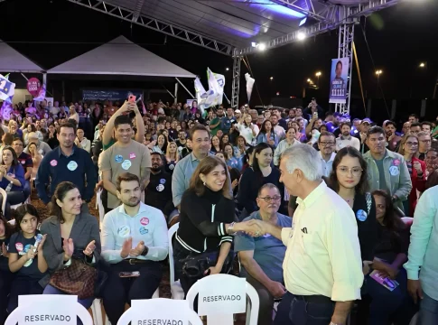 A 10 dias da eleição, Reinaldo reúne mais de 5 mil pessoas em duas reuniões na Capital