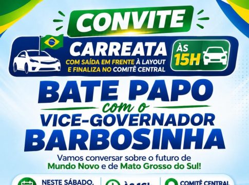 Vice-governador Barbosinha cumpre agendas no Cone Sul
