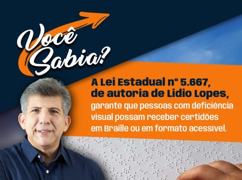 Lei garante certidões em Braille e amplia autonomia de pessoas com deficiência visual em MS