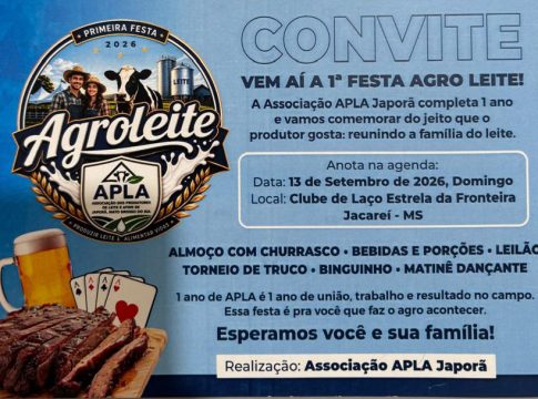 JAPORÃ: vem aí a 1ª AGROLEITE