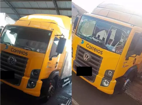 Criminoso cogitou usar caminhão dos Correios para transportar 150 kg de cocaína