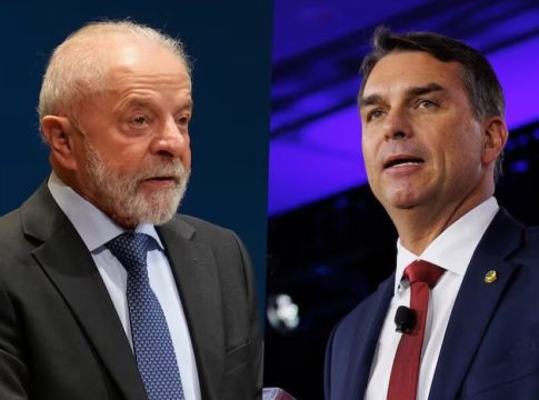 Em MS, Flávio Bolsonaro tem 52,4% e Lula, 37,43%, diz pesquisa