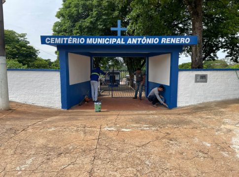 Governo de Mundo Novo conclui manutenção no Cemitério Antônio Reneiro para o Dia de Finados