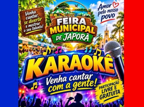 JAPORÃ: Cultura realizará “Karaokê Livre” para quem quiser soltar a voz durante a Feira Municipal
