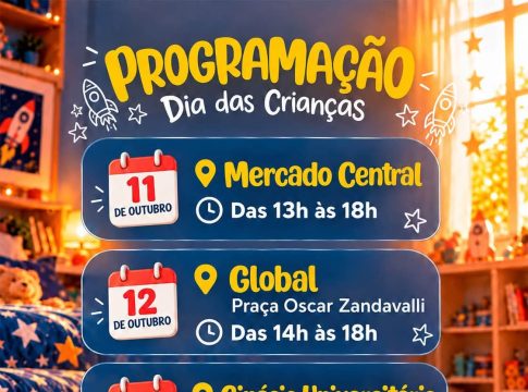 Fiquem atentos às programações especiais do Dia das Crianças em Mundo Novo