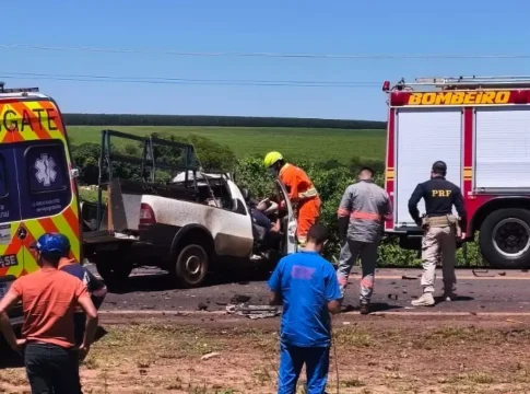 Trabalhadores de Dourados são identificados após acidente com morte na BR-163 em Naviraí