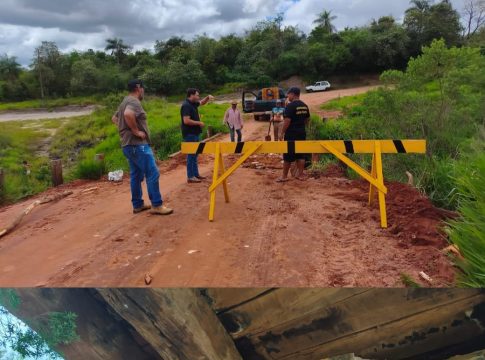 ELDORADO: Prefeitura faz manutenção emergencial em ponte de acesso a Aldeia