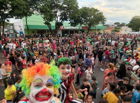 Supermercado Central celebra Dia das Crianças com festa que reúne aproximadamente mil crianças em Mundo Novo