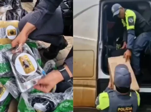 Casal é preso em caminhão com carga de drogas e celulares avaliada em R$ 14 milhões em SP