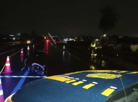 Jovem de 19 anos morre atropelado na BR-163, em Dourados, e motorista foge do local