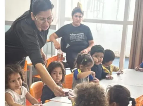 Iguatemi: Dia das Crianças com sabor de saúde no CEI Padre João Evangelista, no bairro Waloszek Konrad
