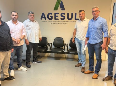 Prefeito Erlon Daneluz e vereadores cobram melhorias emergenciais na MS-160 junto à Agesul