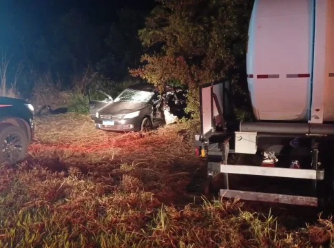 Pai e filho morrem em acidente na BR-060 entre Campo Grande e Sidrolândia